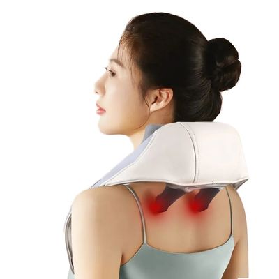 Adjustable Electric Neck And Shoulder Massager  Relief Heating Therapy Massager