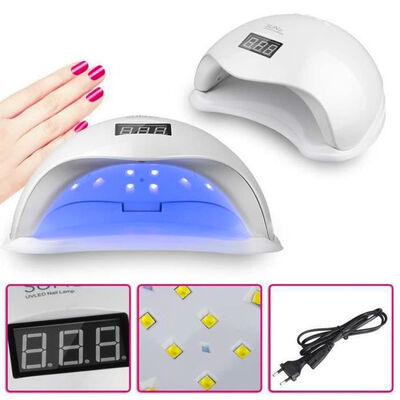 Nail Lamp Uv Led Nail Light With Automatic Sensor And Multiple Timer Settings Providing Quick And Even Curing For Gel Nail Polish